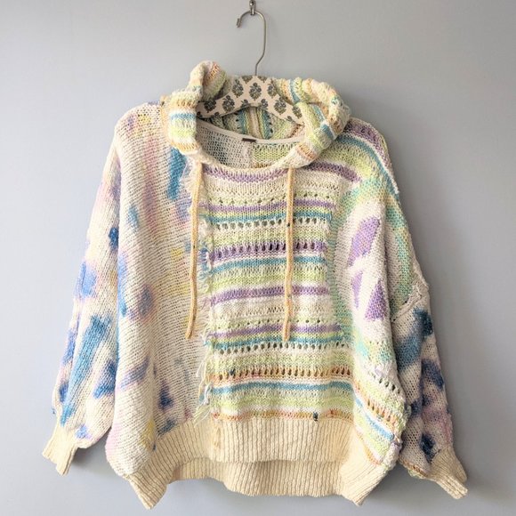 NWT Free People Flower Child Poncho / Serene Dream - Picture 8 of 11